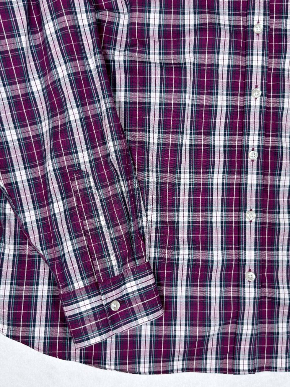 Lands' End No Iron Pinpoint Oxford Women's button up Size: 20W - Picture 5 of 12